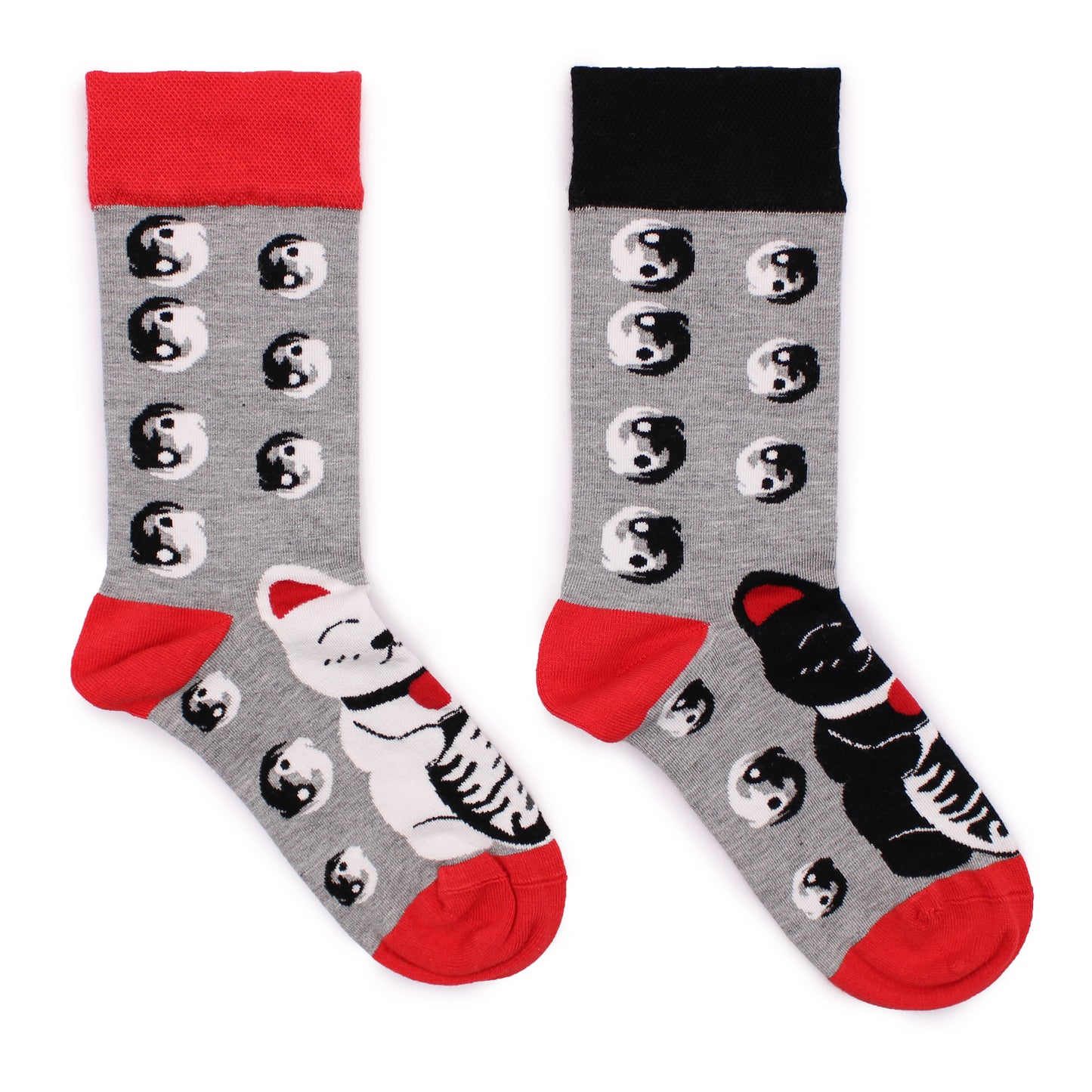 Hop Hare Bamboo Socks - Lucky Cats S/M