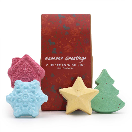 Christmas Wish List - Christmas Bath Bomb Gift Pack