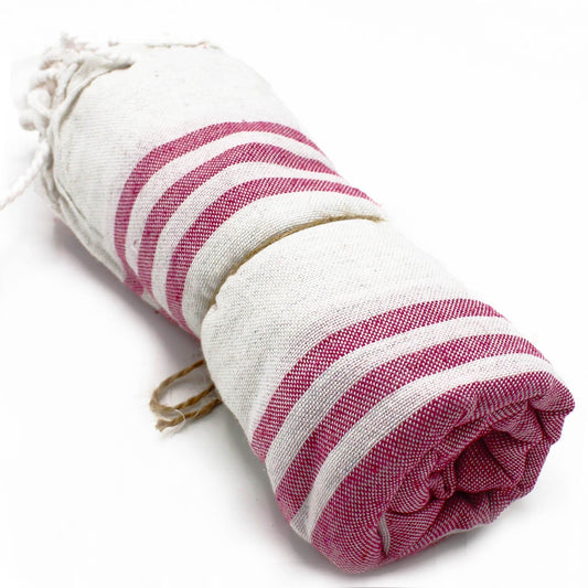 Hamman Spa Towel - Sunset Pink