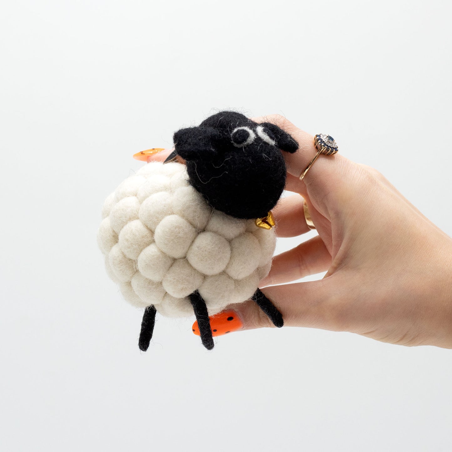 Little Felt Sheep - White