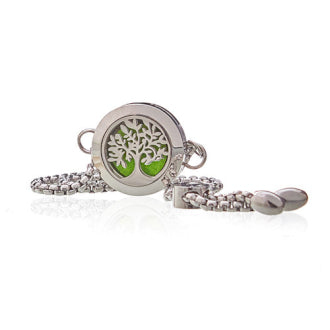 Pulsera de cadena con aromaterapia - Árbol de la vida - 20 mm