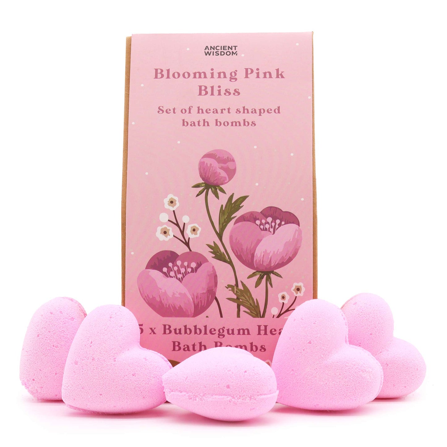 Blooming Pink Bliss Bath Heart - Gift Set