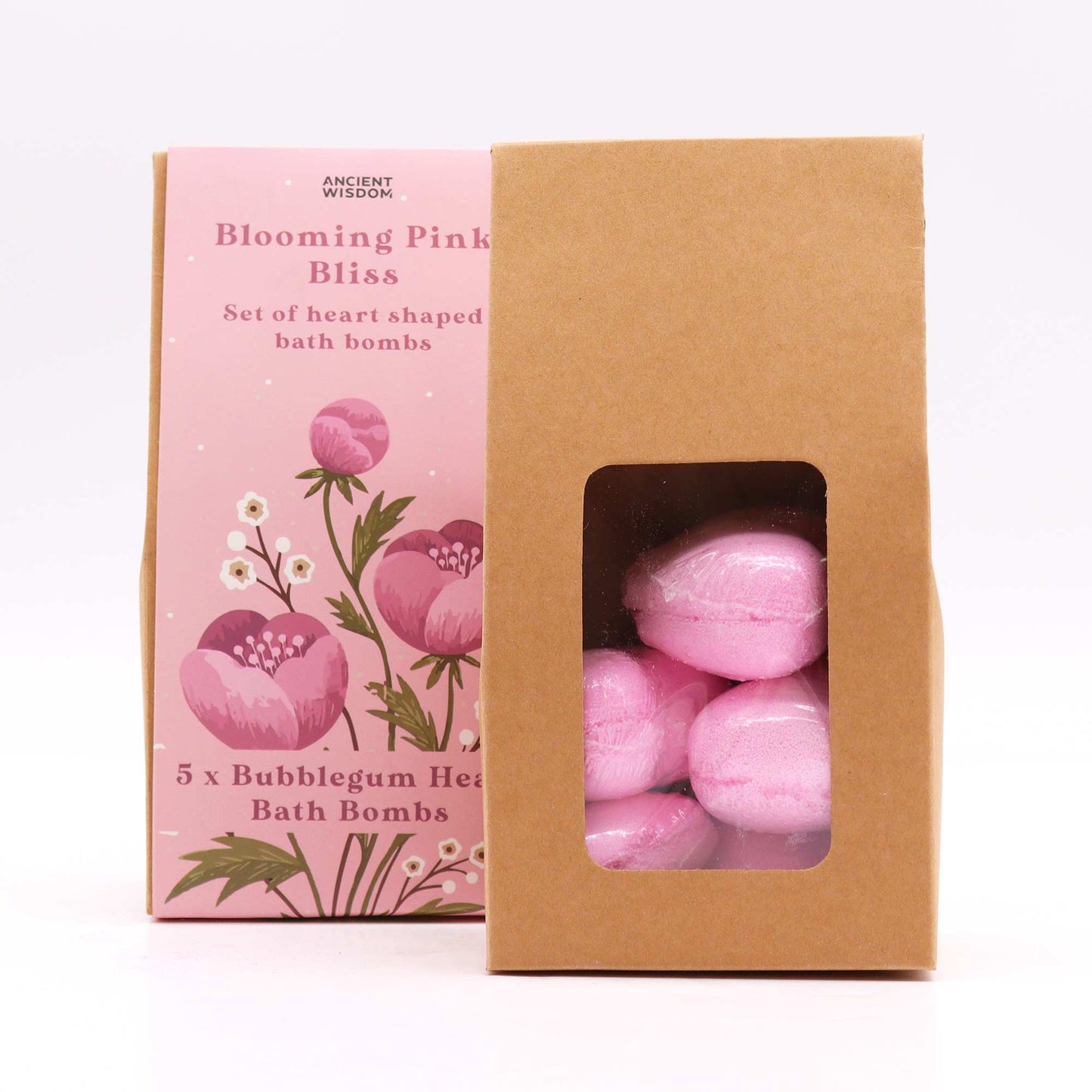 Blooming Pink Bliss Bath Heart - Gift Set